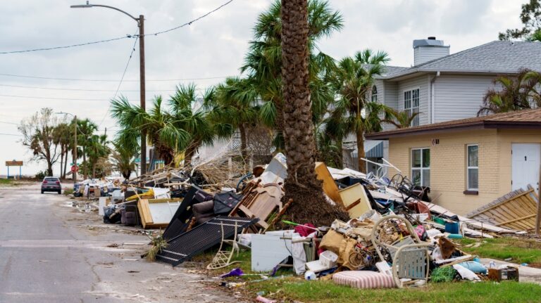 Hurricane Milton damage